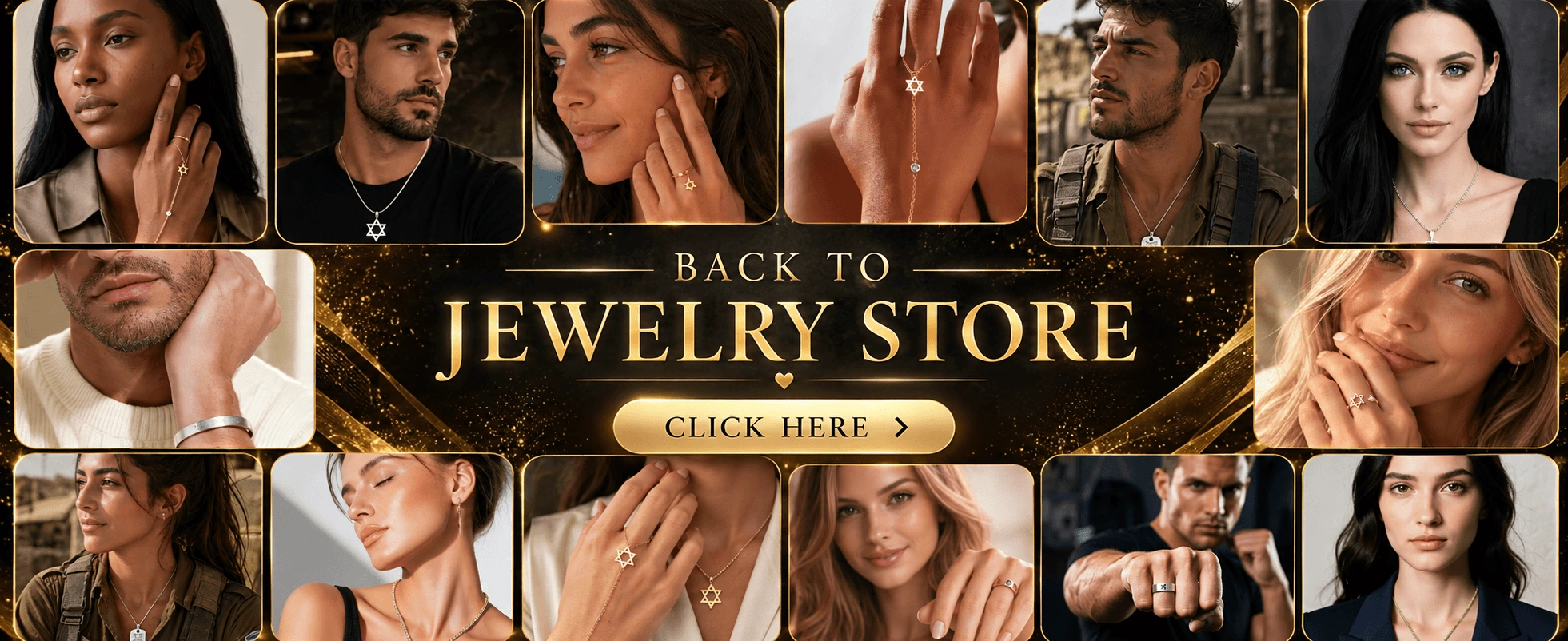 NAYA jewelry collection - necklaces, rings, bracelets and earrings
