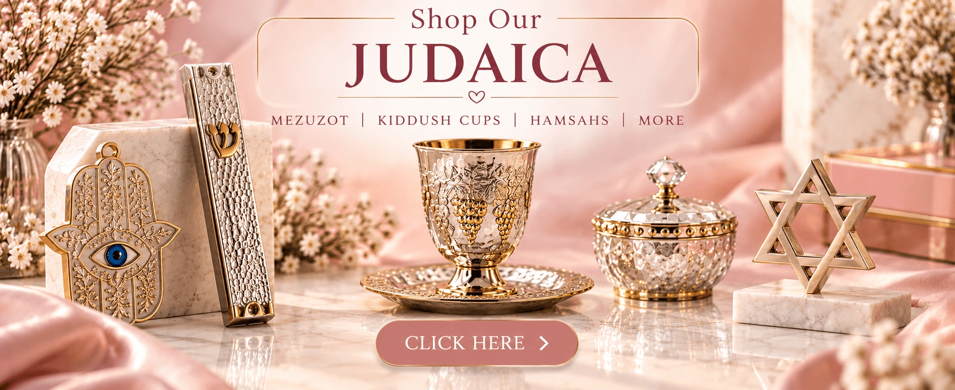 NAYA Judaica products - mezuzot, Kiddush cups, hamsahs and gifts